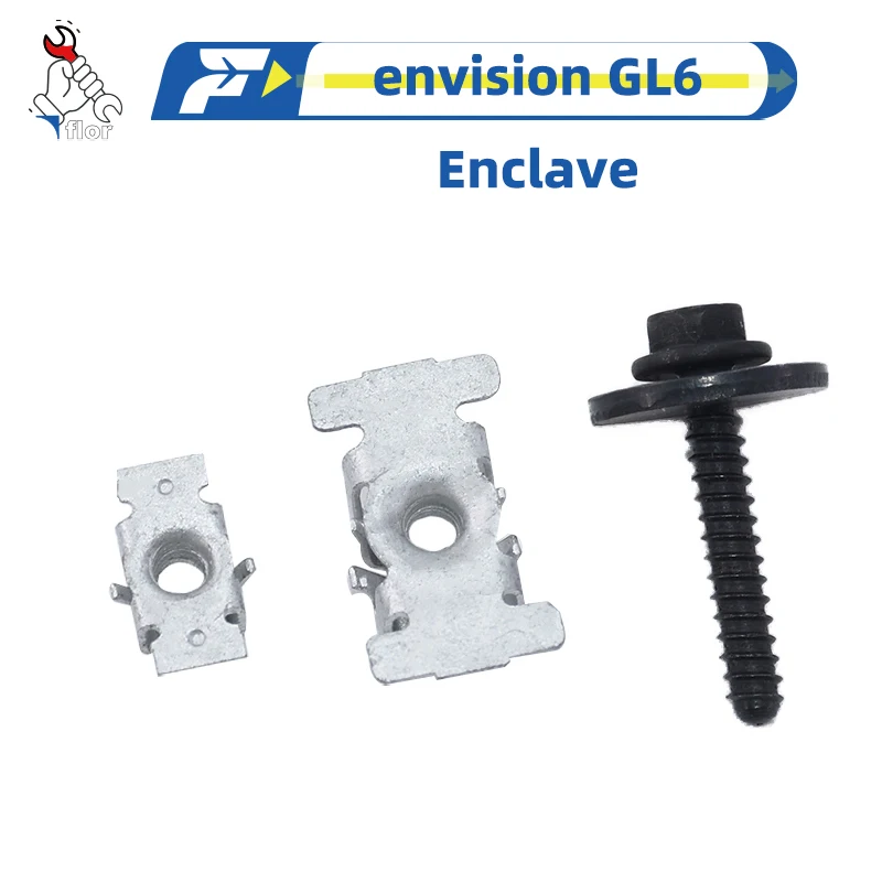 10pcs Fixing Screws For Buick verano GL8 Royaum Encore envision GL6 Enclave Engine Chassis Guard Screw And Buckle