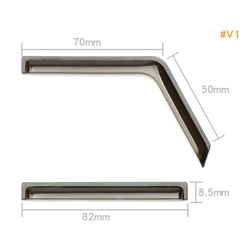 1 Set Car Window Weather Shield for 1/10 RC Crawler Car Traxxas TRX4 Defender AXIAL SCX10 G500 G63 Accessories