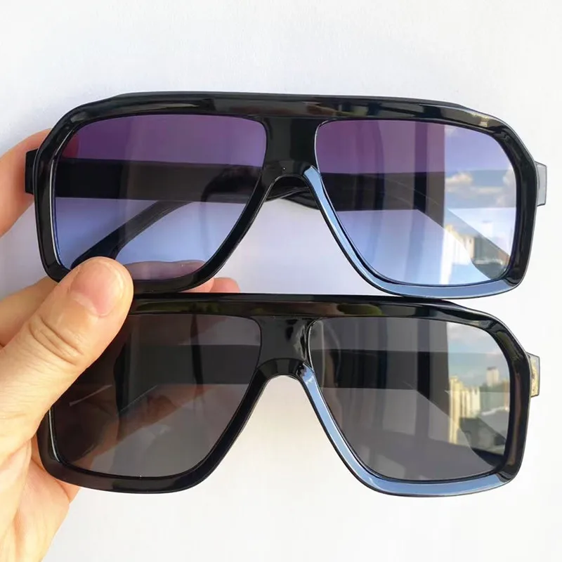 

NEW Pilot Sun Glasses Anti-UV Spectacles Oversize Frame Eyeglasses Square Ornamental Personality Beach Sunglasses