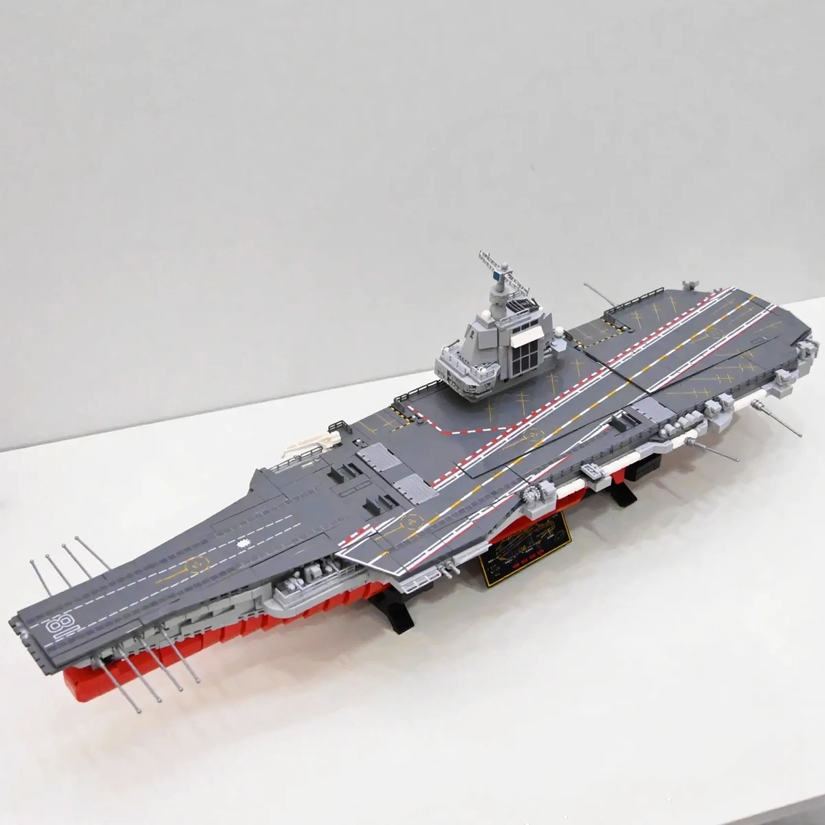

Military Series New Fujian Aircraft Carrier Ship Building Blocks Battleship Ship Boat Brick Model Warship Toys For Kid Gift