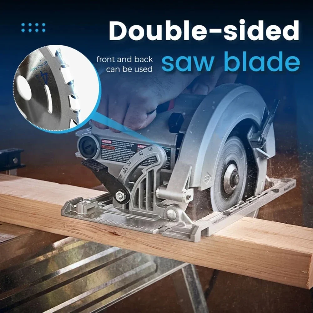 2pcs Double-Sided Circular Saw Blade 100mm Wood Cutting Disc Wheel Angle Grinder Saw Disc Alloy Steel Woodworking Cutting Blade