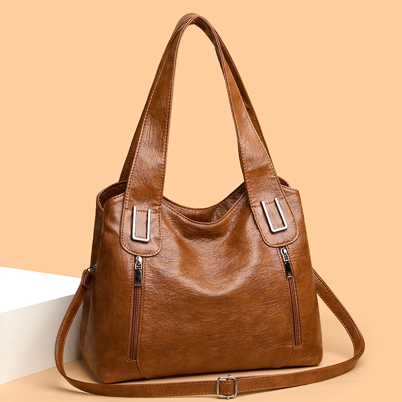 Women's Crossbody Bag PU Leather Shoulder Purse Fashion Handbags Tote Bags for Ladies with Long Adjustable Strap, Gift Idea 2025