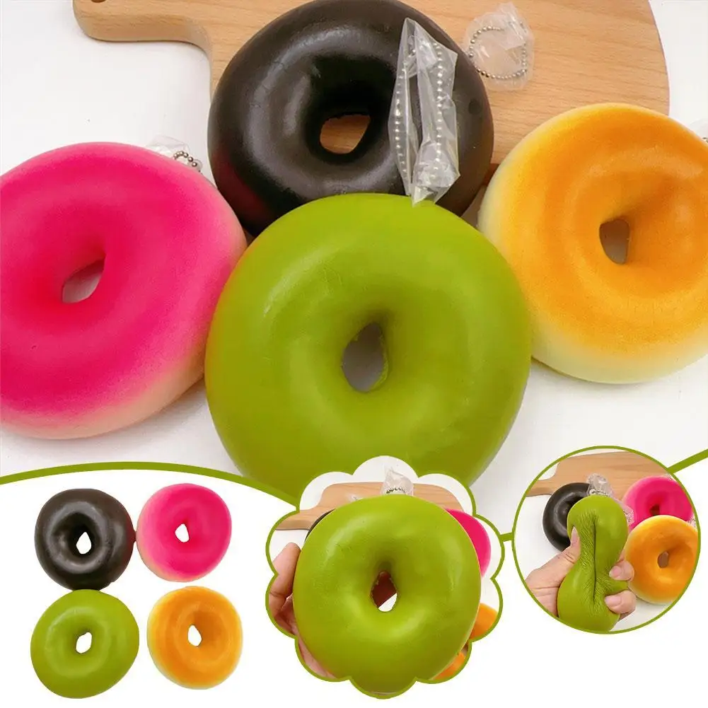 Soft Artificial Donuts Model Simulation Donut Bread Photography Props For Stress Relief Slow Rebound Fake Food Fun Ornament