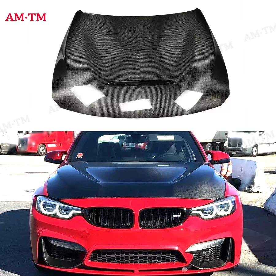 

Карбоновый капот для BMW M3 F80 M4 F82 F83 2014-2020 в стиле GT, карбоновая крышка двигателя, капот автомобиля.