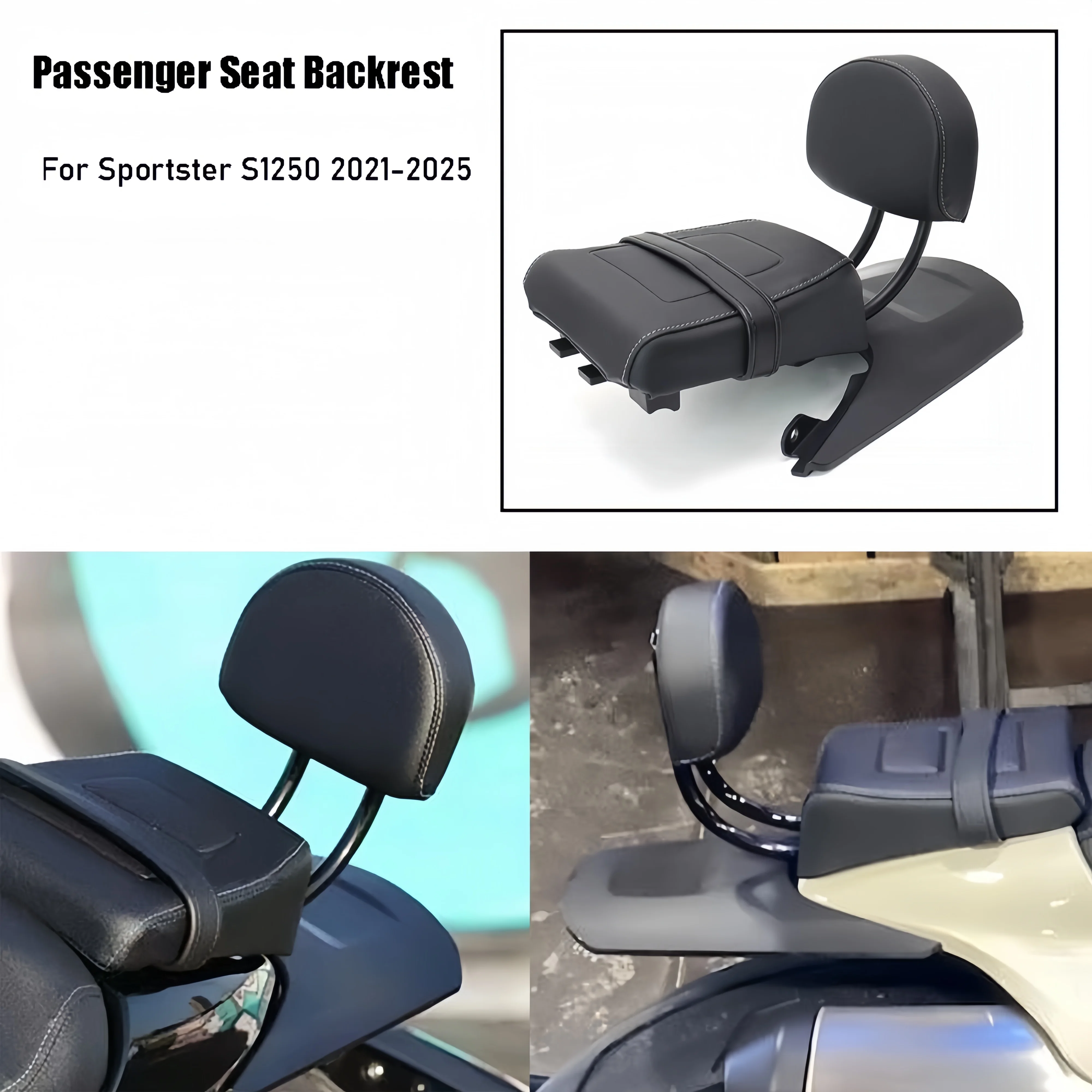 For Harley Sportster S 1250 RH1250S 2021 2022 2023 NEW Motorcycle Accessories Sundowner Passenger Pillion Backrest Rear Seat Kit