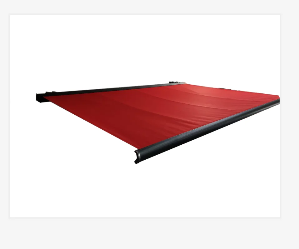 

4M Retractable Awning Polycarbonate Carport Canopy Aluminum PVC Coated Outdoor Caravan Shelter Nature Finish Anti-UV Waterproof