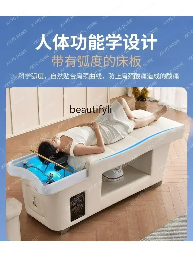 Thai Head Therapy Shampoo Chair Water Circulation Fumigation Hair  Beauty  Face Washing Bar Massage Ear Cleaning Bed