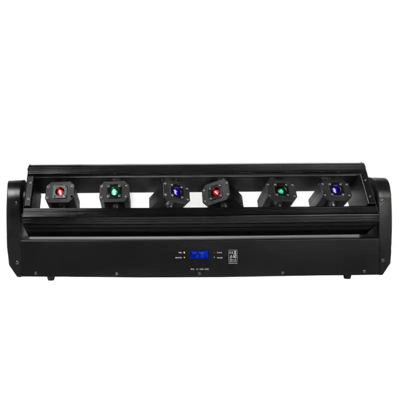 SHEHDS Nieuwe 6 Ogen RGB 3in1 3000 mW Laserlicht Full Color Projector Moving Head Scanner Voor DJ Disco Bar party Kerst - afbeelding 2