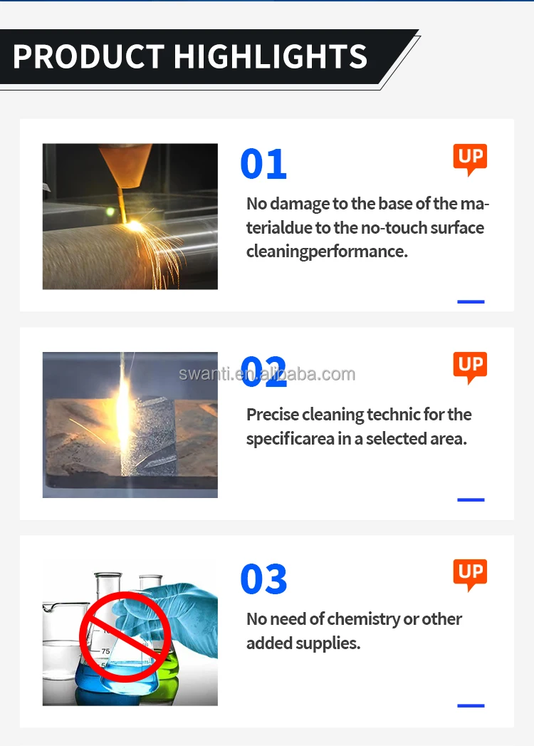 Car Paint Removal Pulse Fiber Laser Cleaning Machine