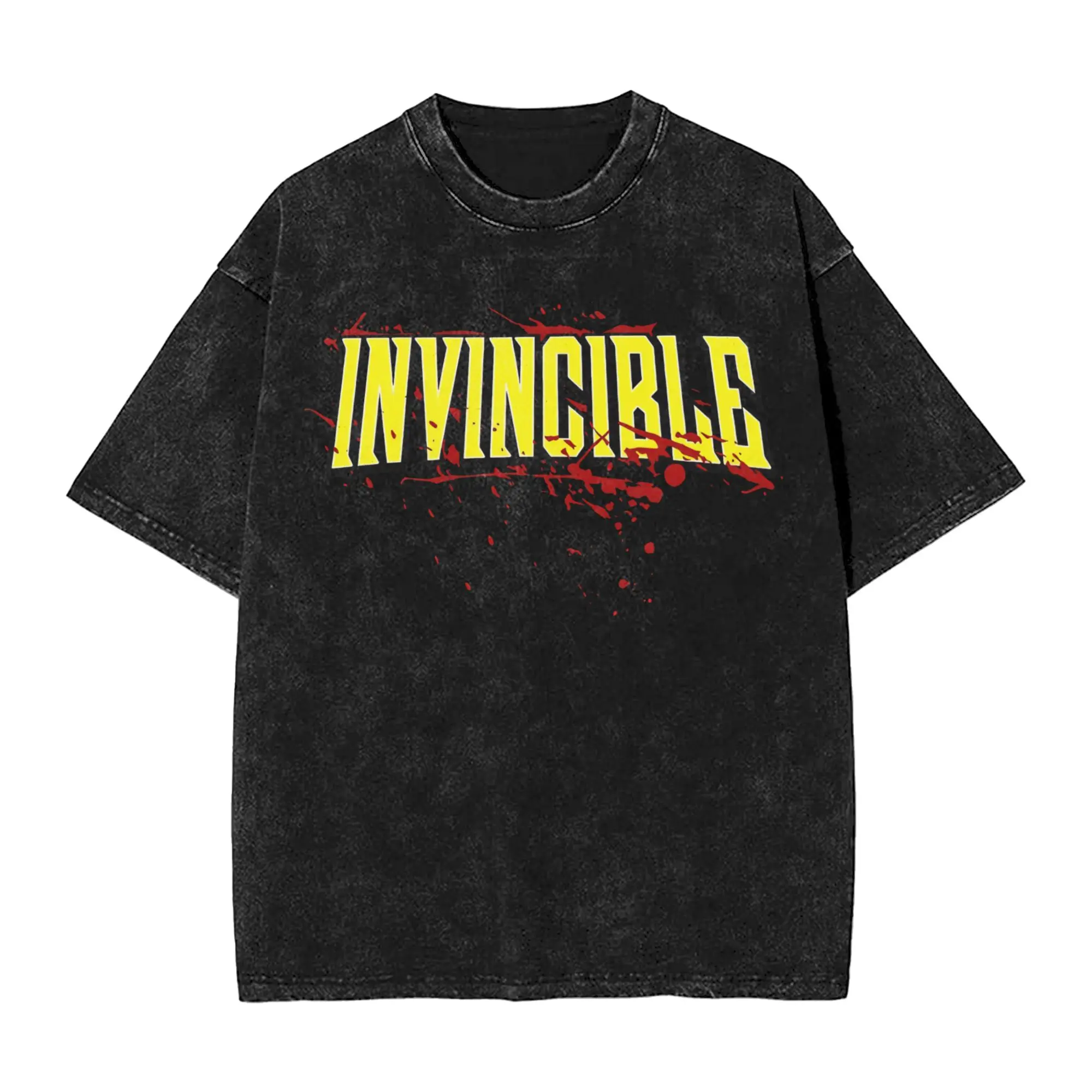 Cartoon 90s Funny Hero Invincible Comic T-Shirt  Hipster T-Shirts Short Sleeve Y2K Classic Tshirt Summer Plus Size Clothes