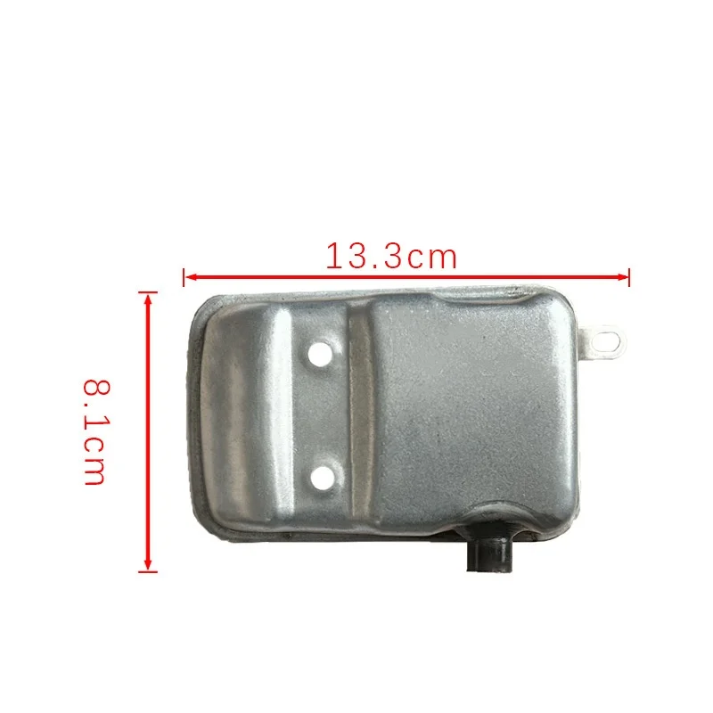 

Muffler Exhaust Heat Shield Deflector Kit For Zenoah G45L G35L BC3410 BC4310 Husqvarna 143 143R Lawn Mower Replacement