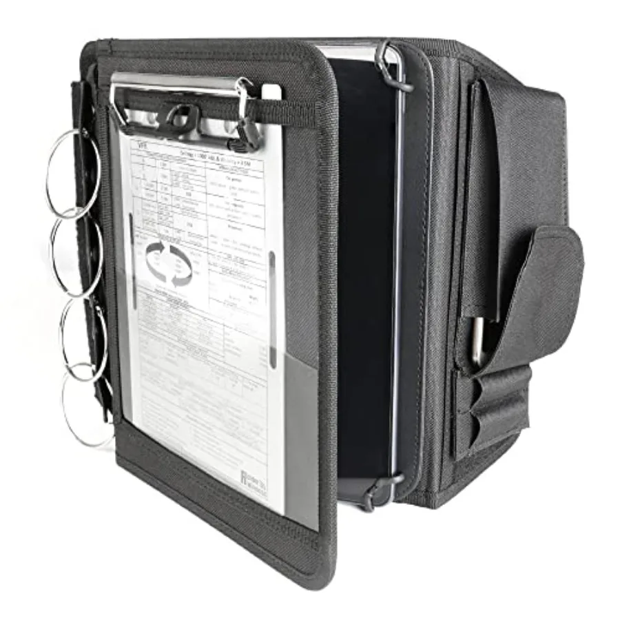 

Pilot Kneeboard Includes Aluminum Clipboard. Fits iPad Pro 9.7" 10.5" 11" iPad and iPad Air 1/2/3/4/5/6 and Any Other 9"-11" Ta