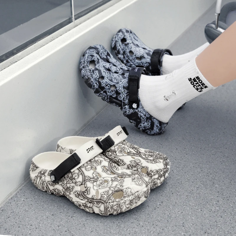 

Мужские лоферы, новые модные повседневные сандалии больших размеров, шлепанцы, кроссовки, вьетнамки из ЭВА