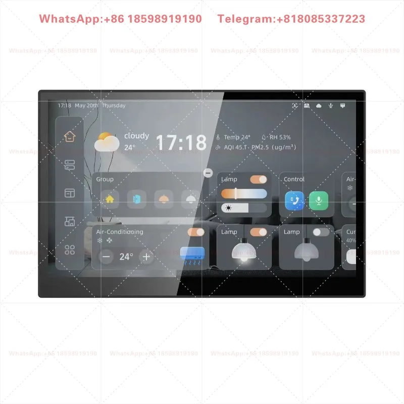 Tuya 10-Inch Smart Video Doorbell for Smart Home Control with Zigbee TCP Network Intercom Color Door Phone