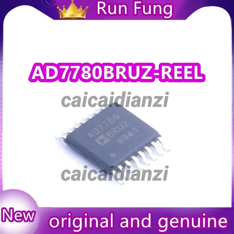 10Pcs/Lot   AD7780BRUZ-REEL AD7780BRUZ  24 Bit Analog to Digital Converter 1 Input 1 Sigma-Delta 16-TSSOP New Original