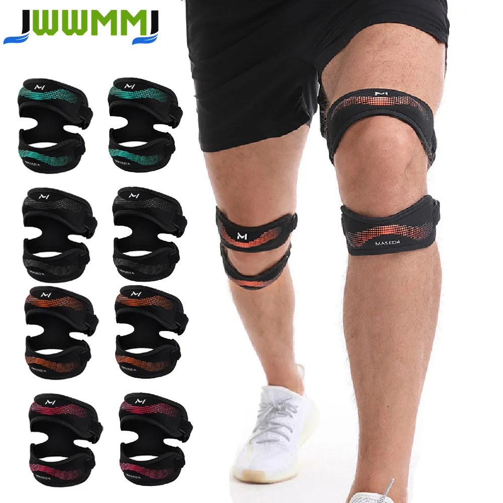 Patella-Sehnen-Kniebandage, Kniestütze mit offener Patella, leichter Kniestabilisator für Frauen und Männer, zum Laufen und für den Sport