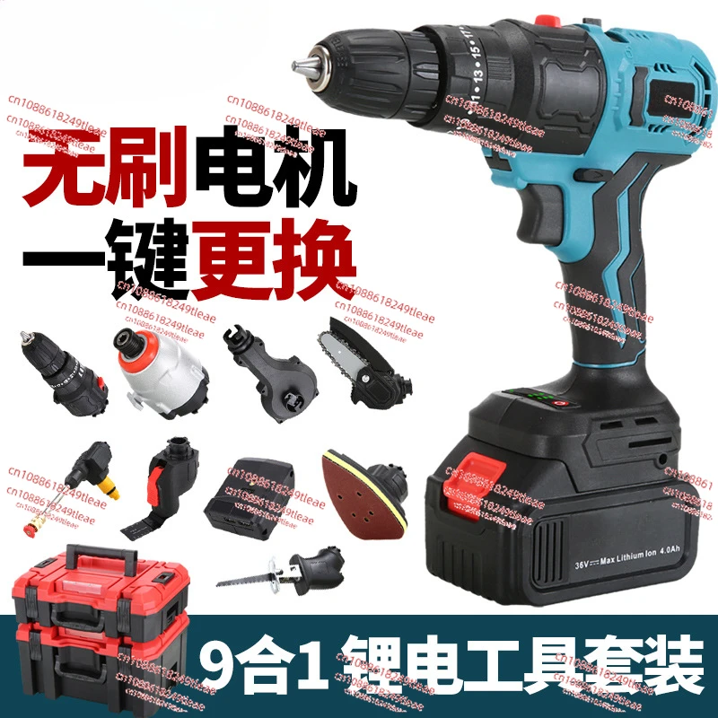 

Electric tools with replaceable machine heads Quickly assembled cordless lithium battery tools 1+N portable power tools