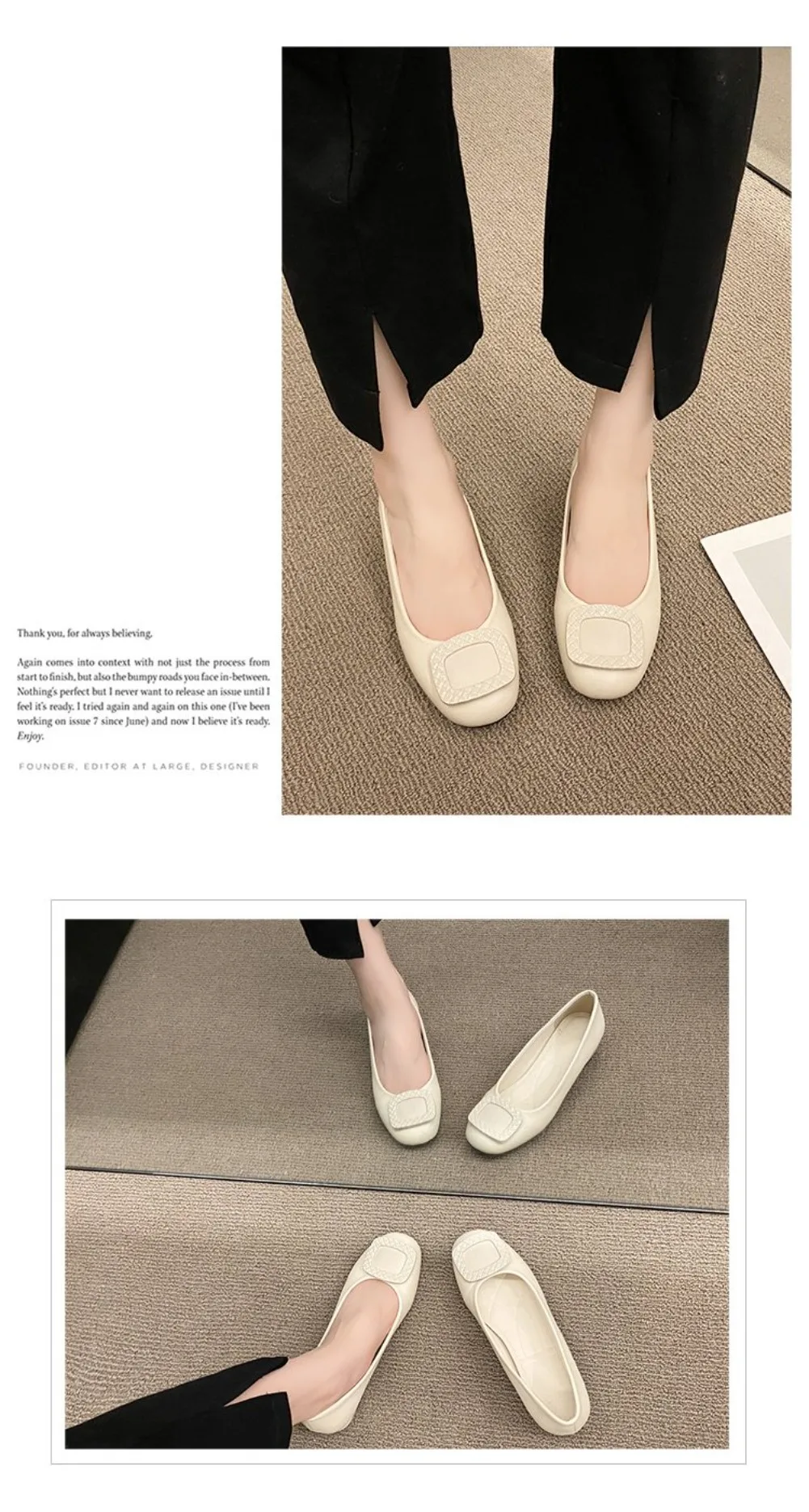 Weiche Lederschuhe mit weicher Sohle aus Kuhsehnen, Frühling/Herbst, Damenlederschuhe, festliche Damenschuhe für Sommer, Hochzeit, Bankett, Muttertag – Detail 15
