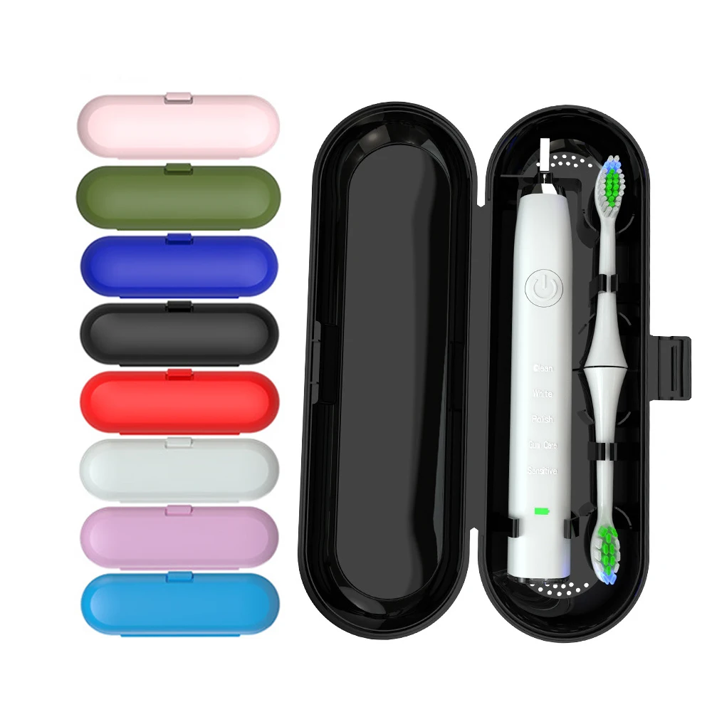 Portátil Elétrica Toothbrush Travel Box, Estojo de armazenamento para Universal Handle, Tooth Brush Heads Holder, Capa protetora