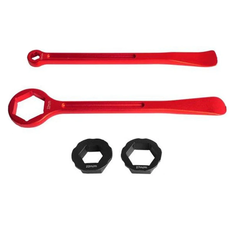 10MM/13MM/22MM/27MM/32MM Tire Lever Tool Spoon Motorcycle Tire Change Kit Wrench Set Combo Levers Kit Tire Repair Tool