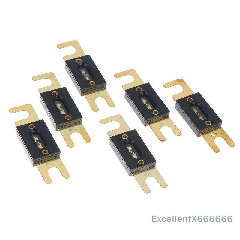 High Quality Car Audio Amplifier Protection with Fuse 1PC ANL Fuse Holder Bolt-on Type Automotive Fusible Link