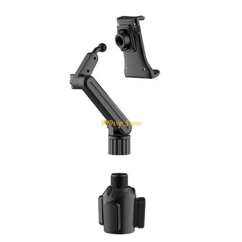 C90C Universal Car Tablet Cell Phone Holder GPS Bracket Clamping Mount Adjustable