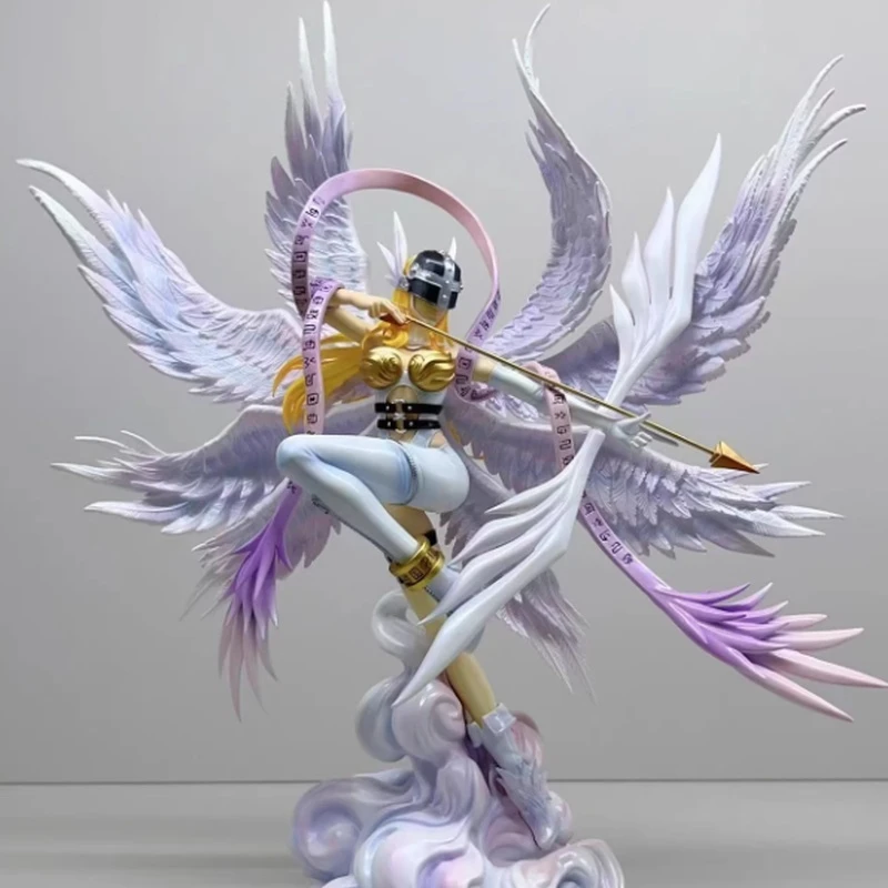 

Digimon Angewomon Archery Figure Anime Periphery Otaku Girl Statue Desktop Decoration For Anime Fans Collection Model