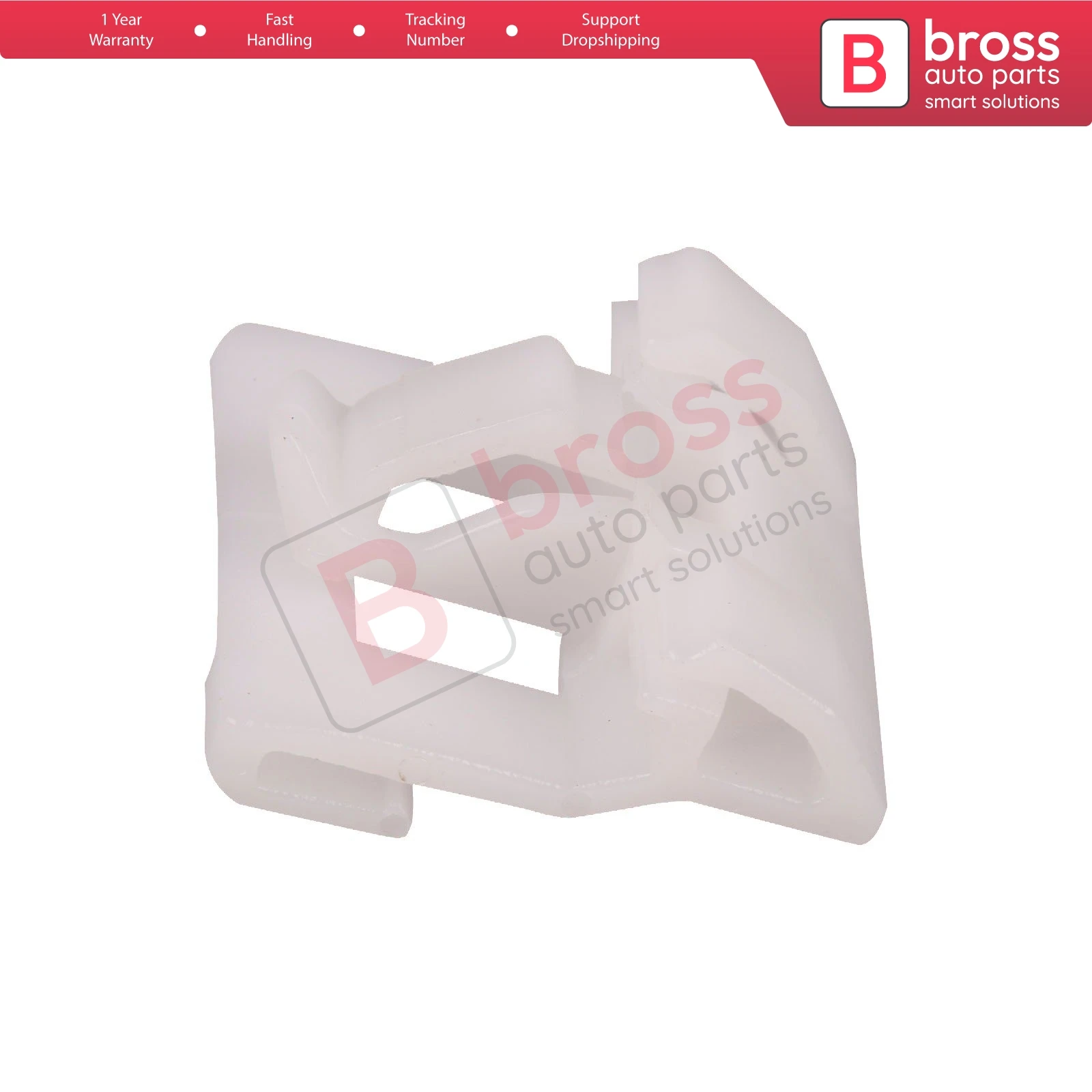 

Bross Auto Parts BCF1061 10 Pieces Belt Moulding Clip for Honda: 91510-SR3-003 Made in Turkey