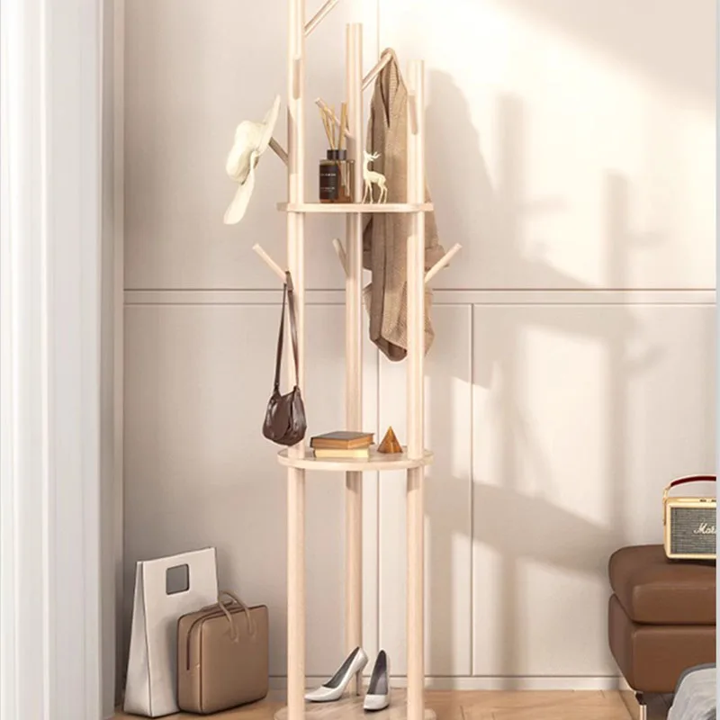 Standing Storage Coat Racks Wall Wooden Cabinet Hall Tree Cheap Display Coat Racks Evening Dress Porte Manteau Home Furniture