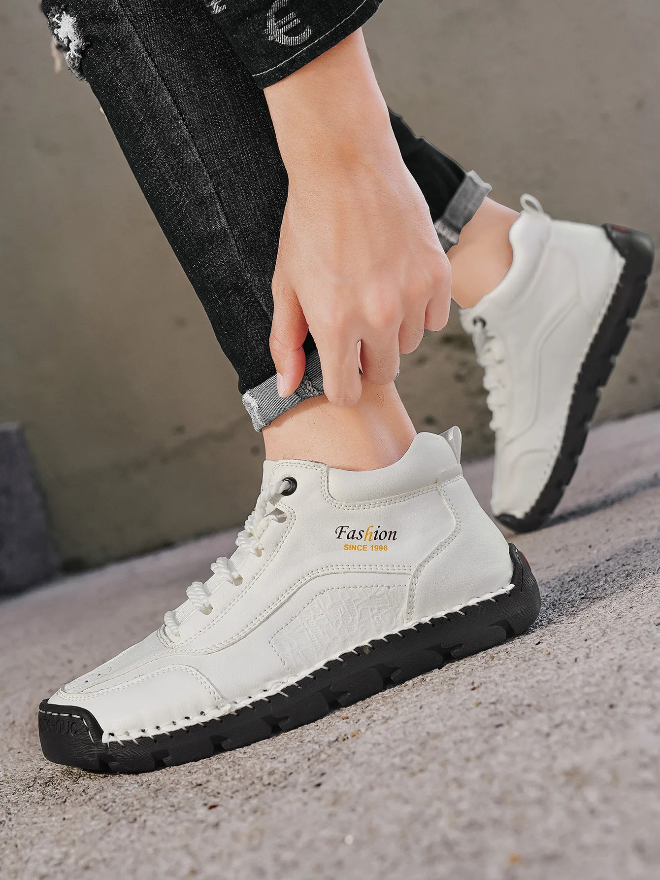 รองเท้าลำลองแบบมีหัวเข็มขัดทำม - Men'S Fashion Hiking Boots บทวิจารณ์และราคา