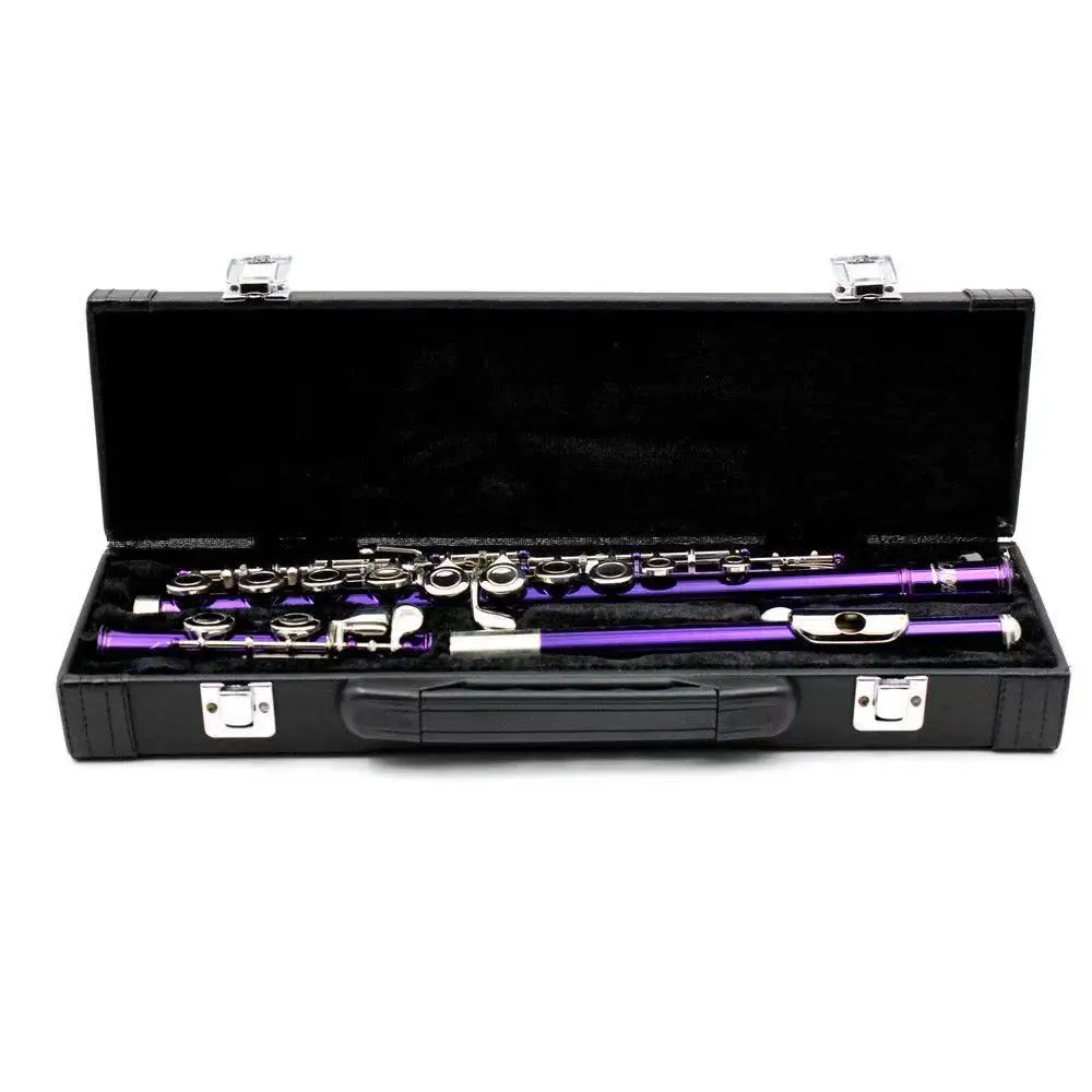 16-Hole Flute Hard Case, Shockproof Protective Storage Case & Gig Bag for Flute