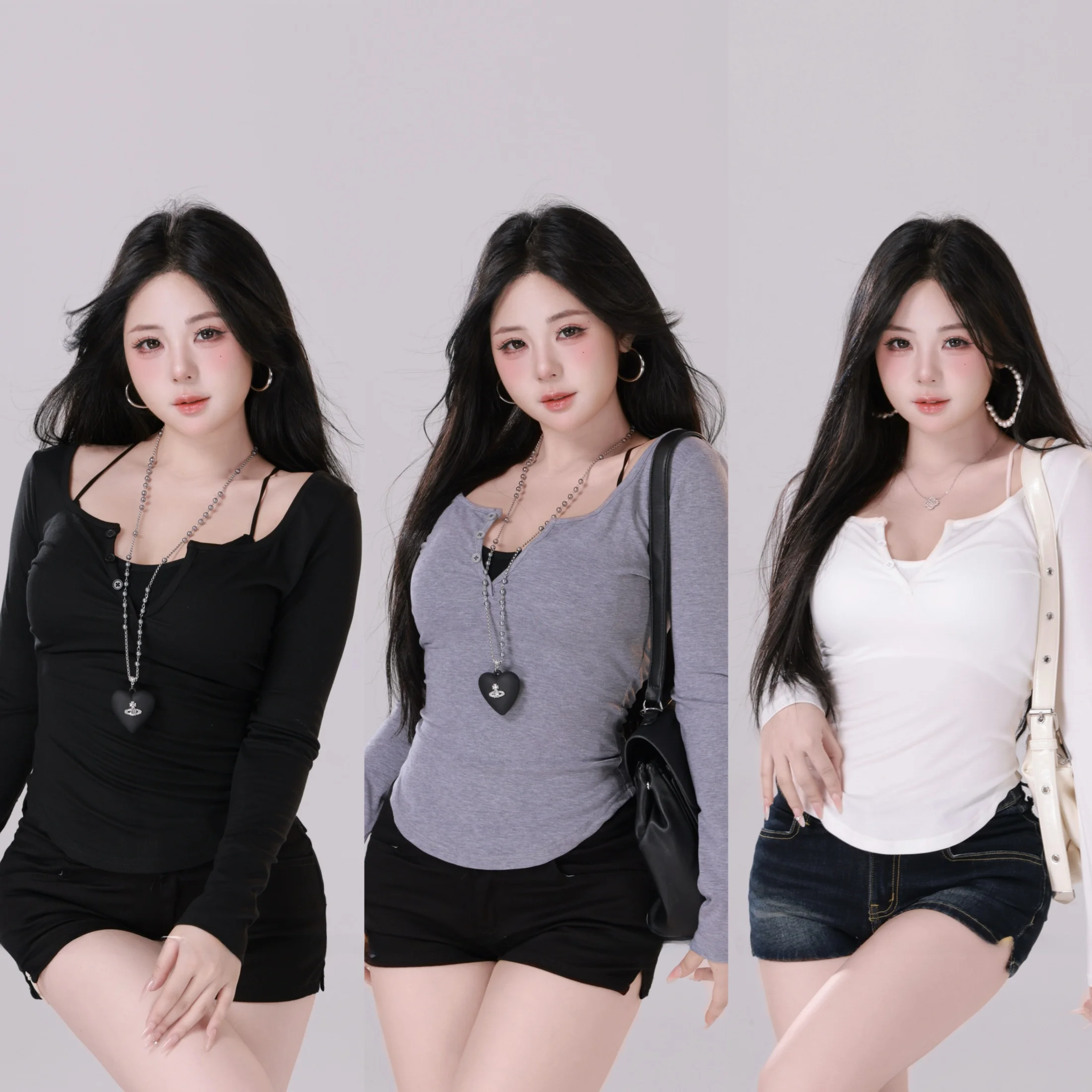 

Сексуальная женская облегающая майка-топ с длинным рукавом, базовый слой, нижнее белье, футболка с низкой талией, круглый вырез, однотонная