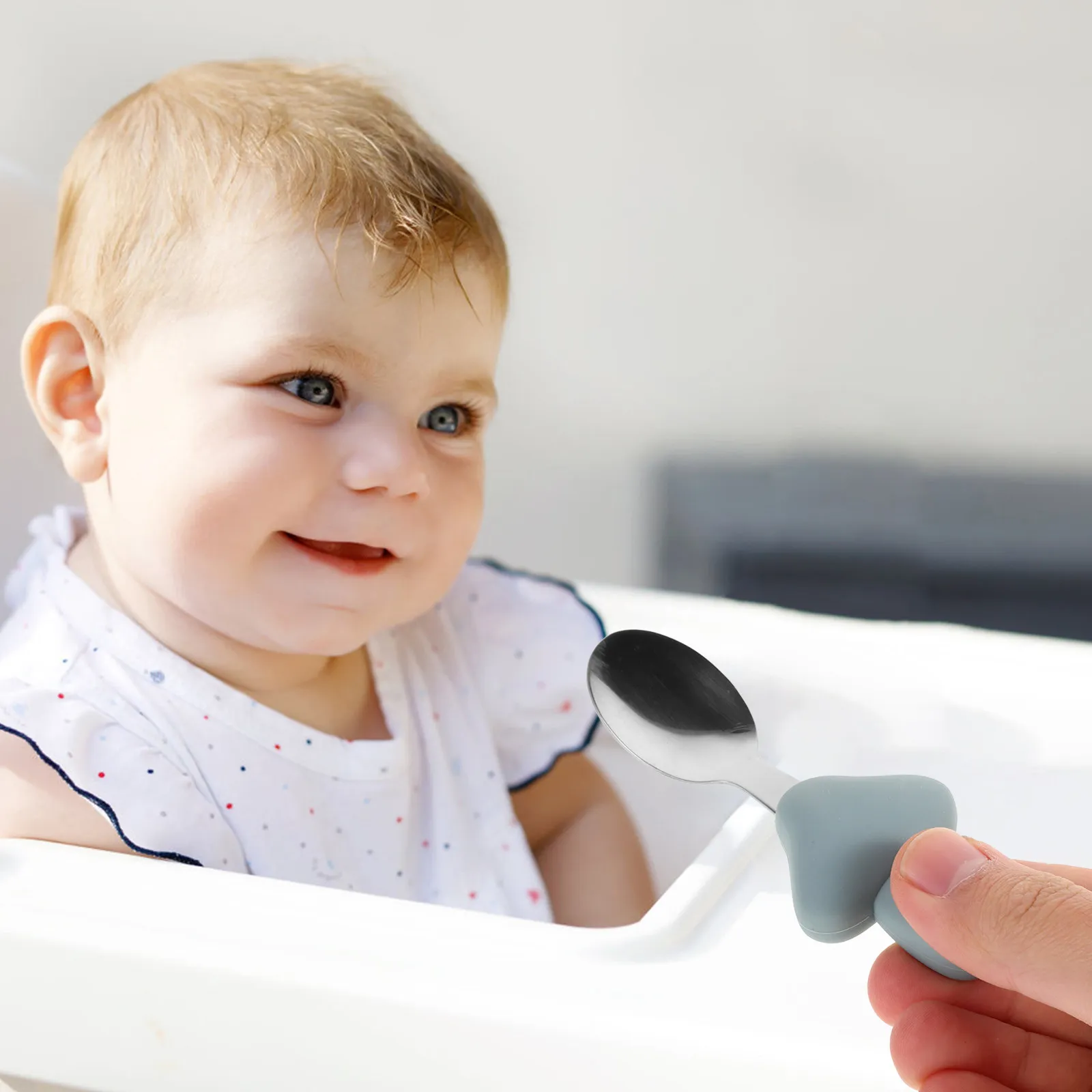 

1 Set Silicone Baby Feeding Bowl Set Suction Base Soft Spoon Fork Snack Cup Drinking Cup Toddler Feeding Essentials Spill Proof