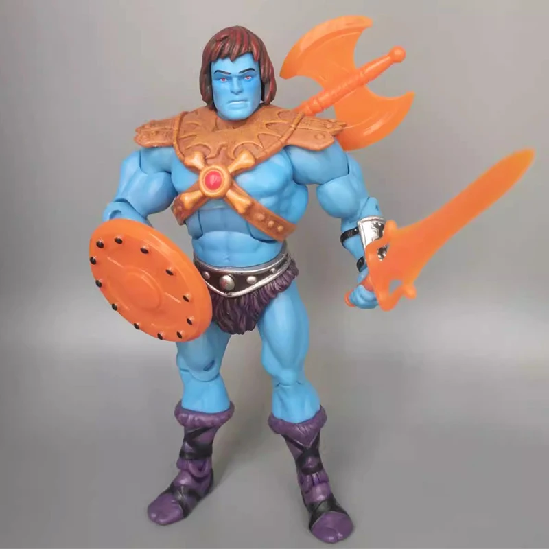 ของแท้อะนิเมะFaker He-Man Master Of The UniverseคลาสสิกHeman Faker 6 นิ้วหลวมAction Figureของเล่นสต็อก