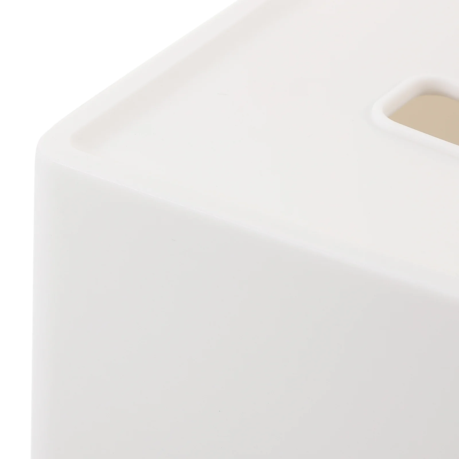 

1pc Tissue Box Cover Pp Plastic Desktop Napkin Holder For Office Home Car Multifunctional Paper Towel Dispenser Storage Case