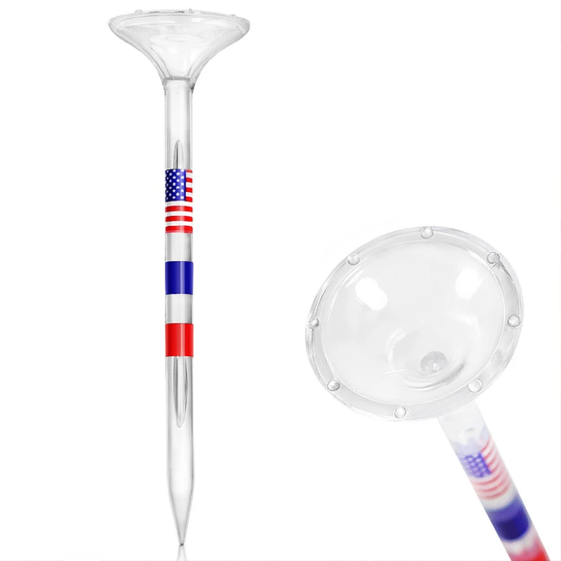 PGM 50pcs 83mm Golf Tees Plastic Big Cup Transparent with US Flag Accessories TE021-A