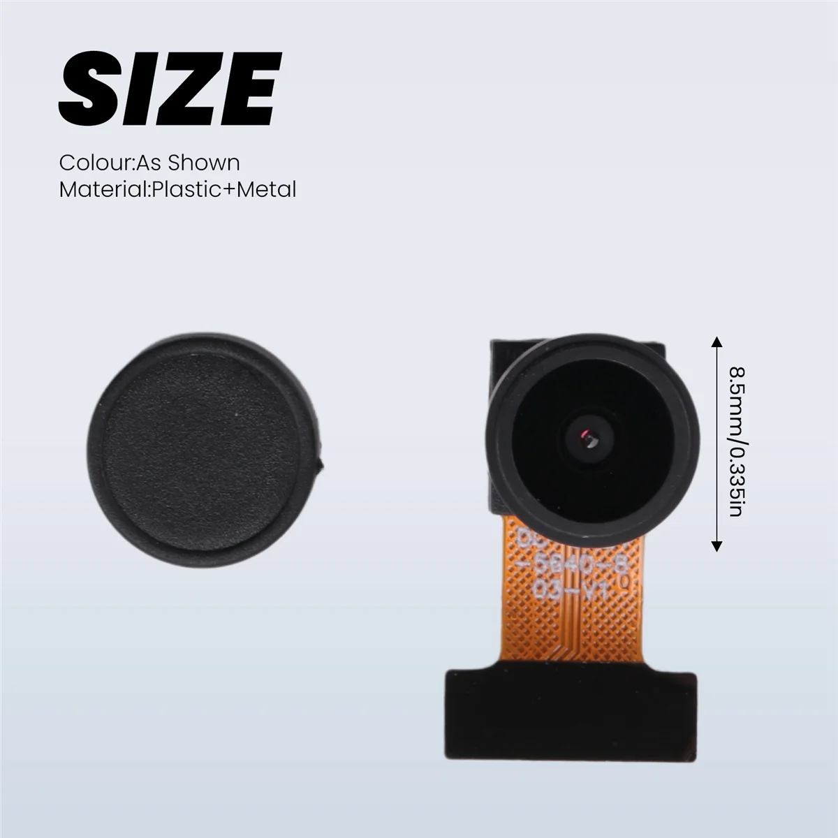 N93R OV5640 Camera Module for ESP32-CAM Soft Board 5 Million Pixels High Definition Auto Focus 24PIN 0.5MM Pitch(C)