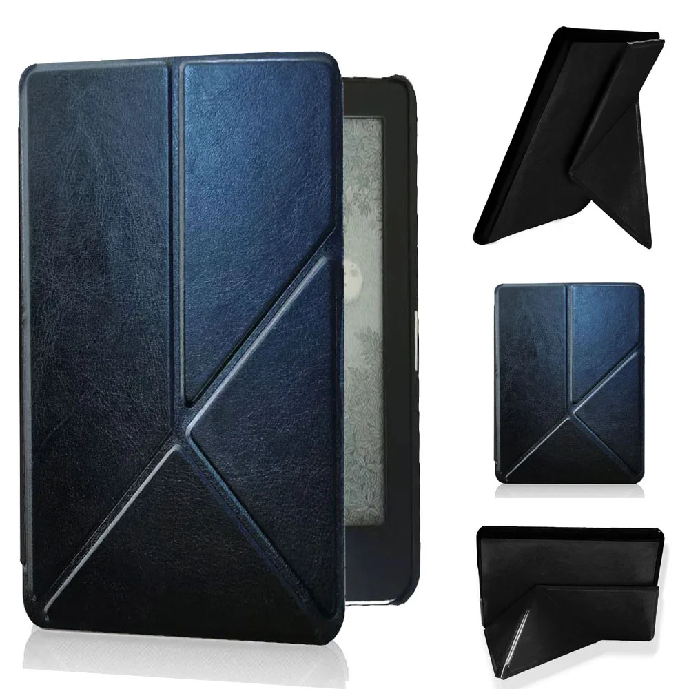 Smart Origami Stand Cover For Kobo Clara HD N249 6 Inch Ereader Auto Sleep Wake PU Leather Protective Case
