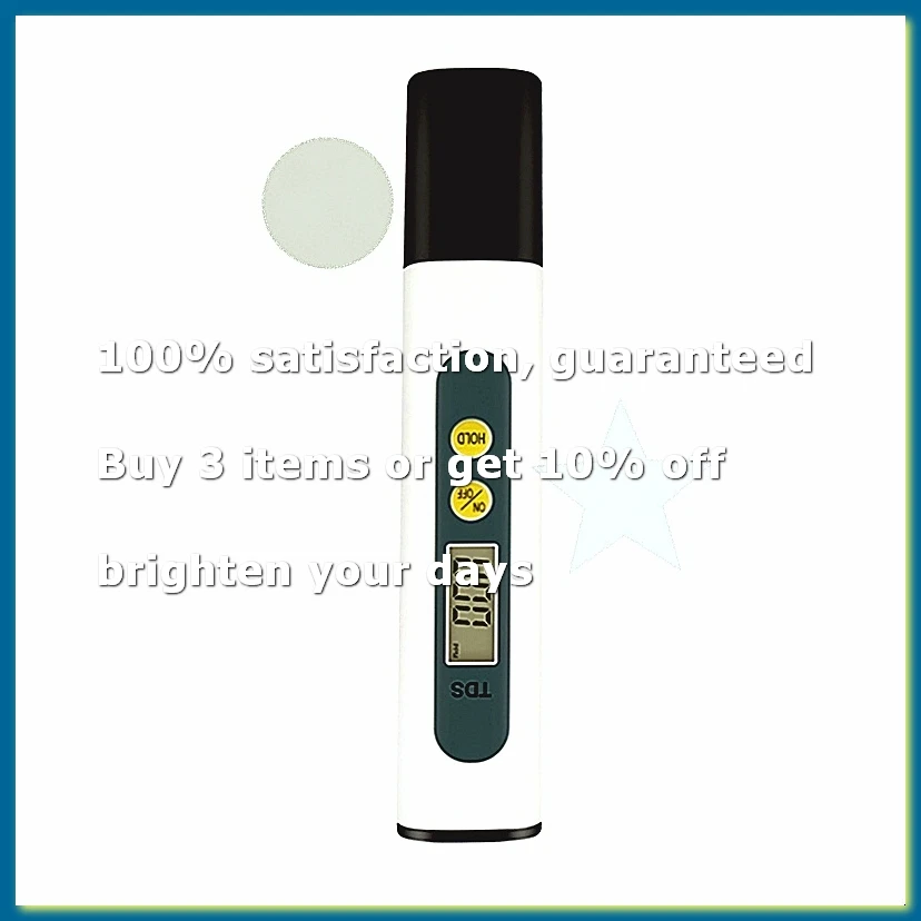 ●Tds Meter Digital Water Tester-Water Testing Kits for Drinking Water for Home, Well, Tap Water Test (Without Battery)