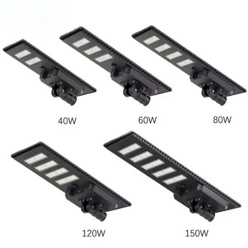 Long-life integrated solar street light, high brightness, IP65 waterproof aluminum outdoor energy-saving lighting