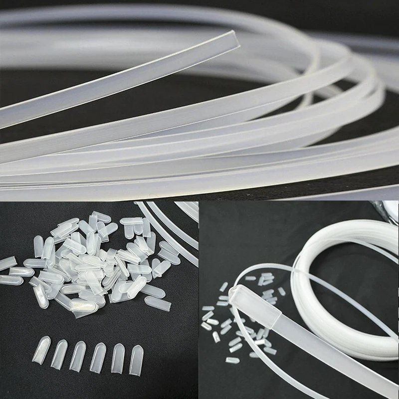 Plastic Boning for sewing, Corset Webbing Boning Roll Continuous Boning Sew on Dress Fabric Boning for Bridal Dress Bustle Craft
