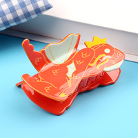 Pokémon mermaid cute abstract hairpin, bold anime style, fashionable hair accessory