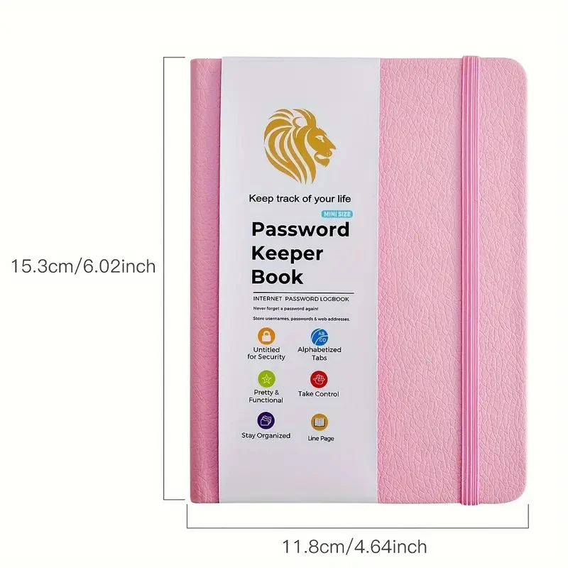 Imagem -06 - Alfabético Hardcover Notebook com A-z Tabs Livro de Senha Budget Planner Notepad Papelaria e Notebooks Office Writing Pads