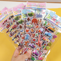30Pcs Cartoon 3D Stickers for Kids Birthday Party Favors Baby Shower Boy Girl Sticker Toys Pinata Goodie Bag Giveaway Gift