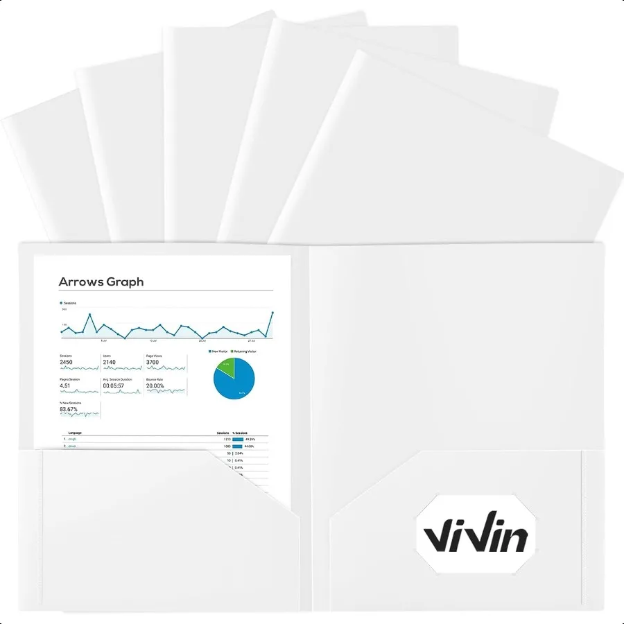 

12Pack Sturdy Plastic Folders with Pockets Fits 8.5 x 11 Inch Letter Size Papers 2 Pocket Folders Plastic Pocket Folders for Ho