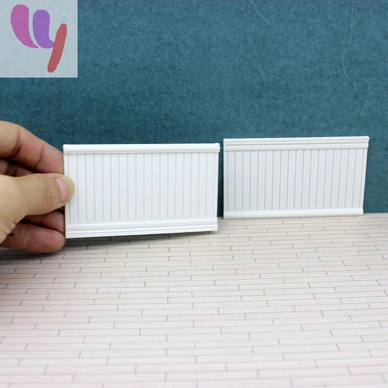 Hot Sale 1/2Pcs Role Play Doll House Accessories 1/12 Dollhouse Square Wall Skirt Wall Panel For Micro Landscape Window Display