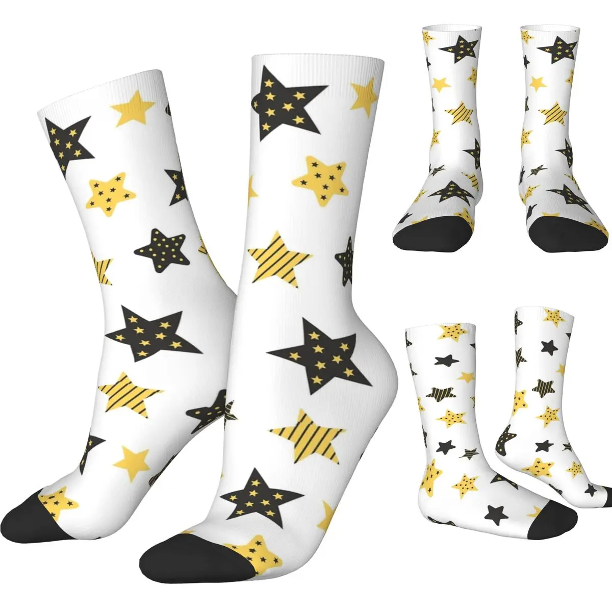 Colorful Heartstoppers Kit Connor Stars Basketball Socks Nick Nelson Polyester Long Socks for Women Men Sweat Absorbing