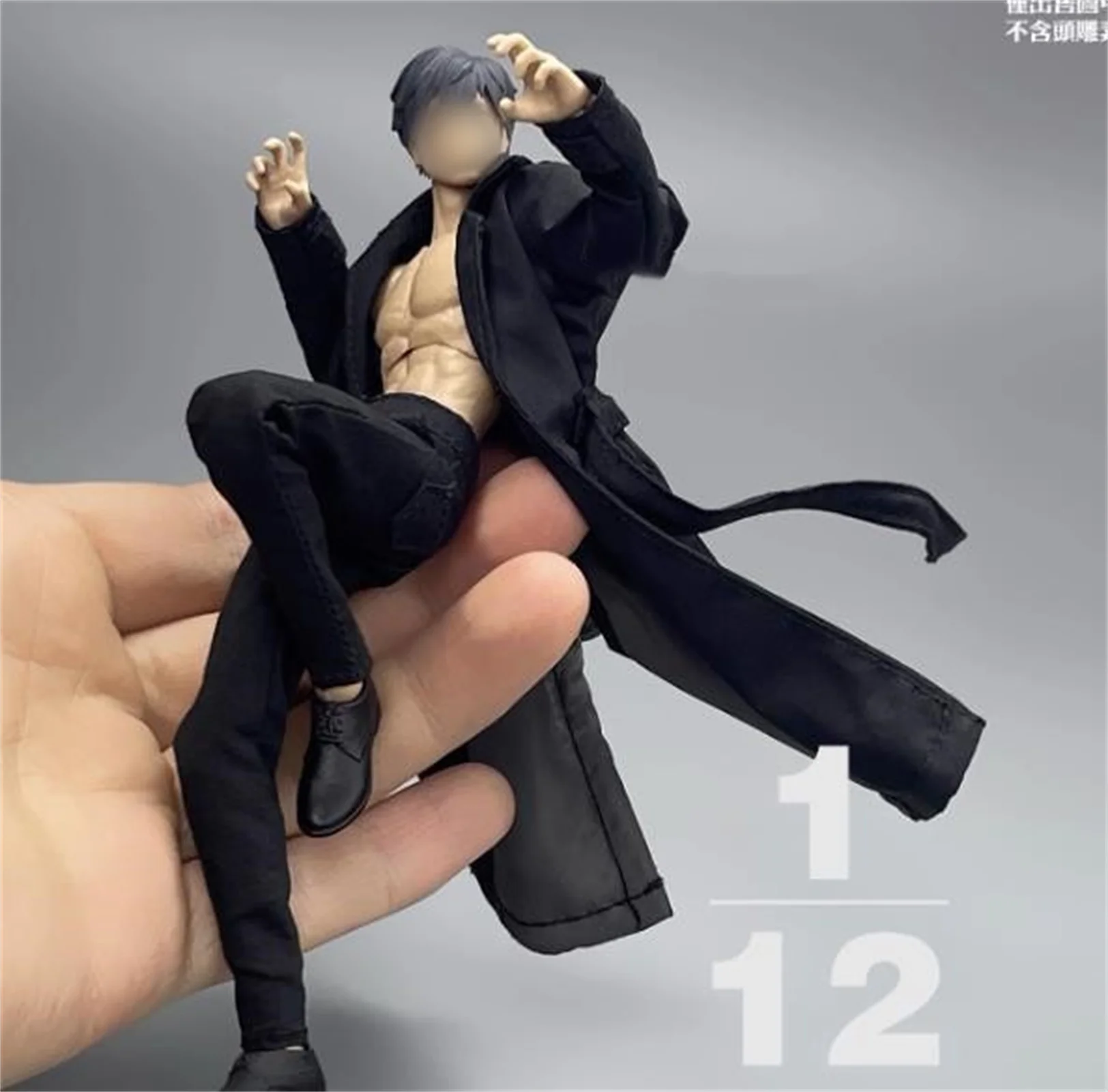 

1:6 ветровка, длинное пальто, куртка, модная мужская одежда для 12 дюймов, игрушка-фигурка для 12-дюймовой экшн-фигурки, модель игрушки