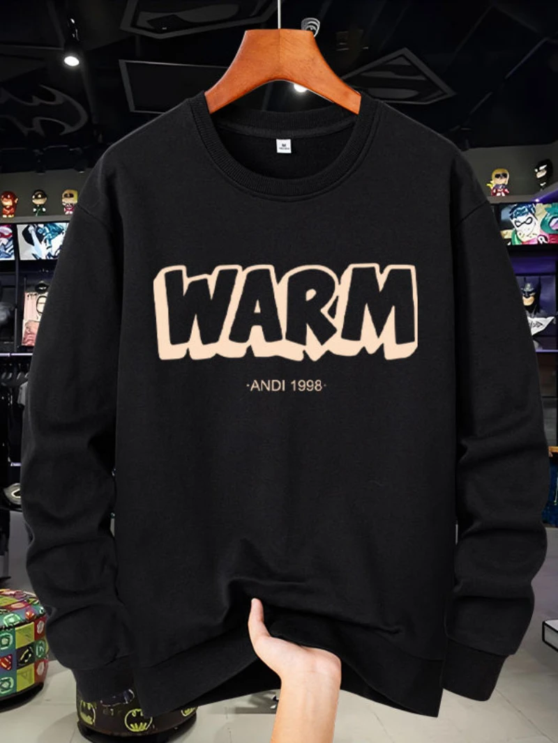 

2025 Autumn Winter Round-neck Hoodie Warm Letter Print Is Comfortable To Wear High-end Luxury Is for Both Men and Women Top Y2k
