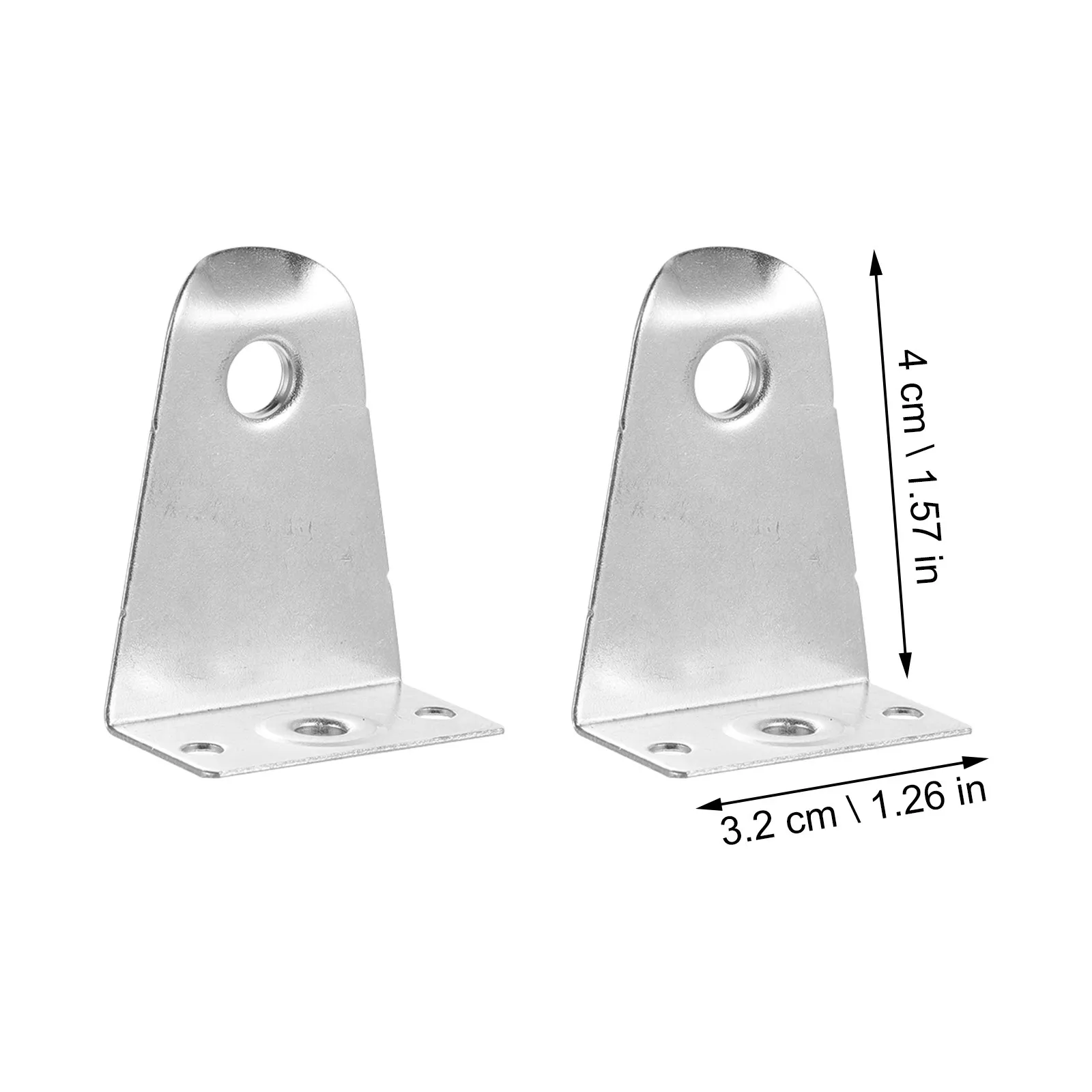8Sets Blind Bracket with Pin Bolts Rustproof Mini Blind Holder Secure Fasteners for Windows Easy Replace Damaged Parts Modern